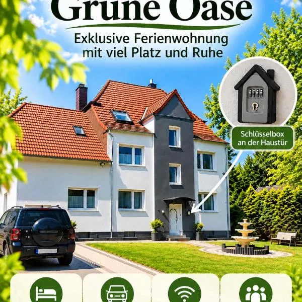 Grüne Oase - Exklusive Ferienwohnung mit viel Platz und Ruhe, hotell sihtkohas Homburg