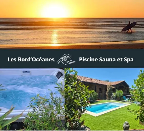 LES BORD'OCEANES Villa MARENSINE Piscine Sauna & spa privatifs - Villa OYAT Spa privatif, hotel u gradu Vielle-Saint-Girons