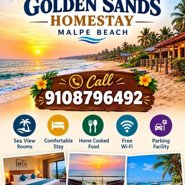 GOLDEN SANDS HOMESTAY - Malpe Beach, hotel v destinácii Malpe