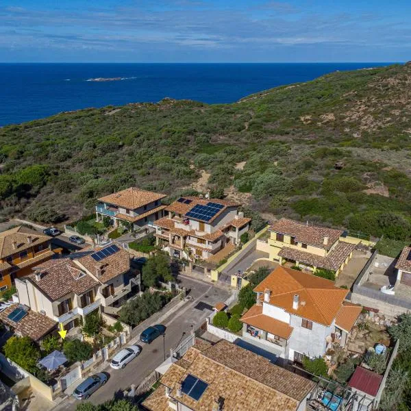 STELLA MARINA, Appartamento a 450 mt dalla costa del Mar di Sardegna, viešbutis mieste Portoskūzas