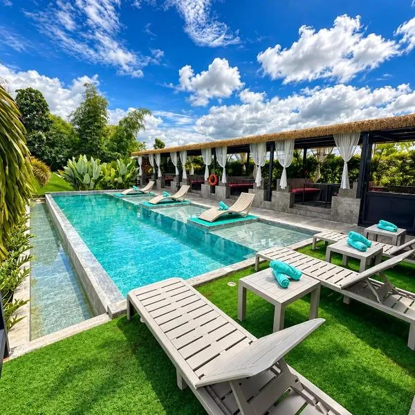 Eco Hotel La Colina Mirador Con aire acondicionado, hotelli kohteessa Quimbaya