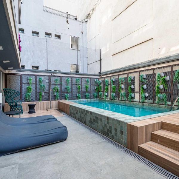 Studio completo com lazer no Centro do Rio