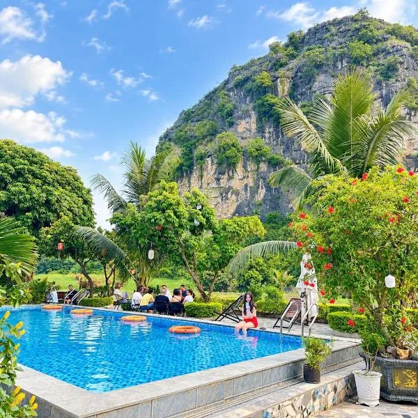 Viesnīca Tam Coc Kamili Bungalow & Homestay pilsētā Ninbina