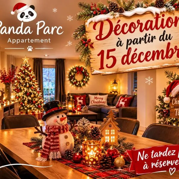 Panda Parc Appartment proche Pairi Daiza-Shape-Nato, hotel en Lens