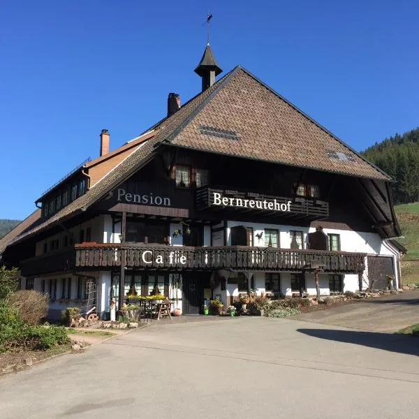 Café - Pension Bernreutehof、Vöhrenbachのホテル