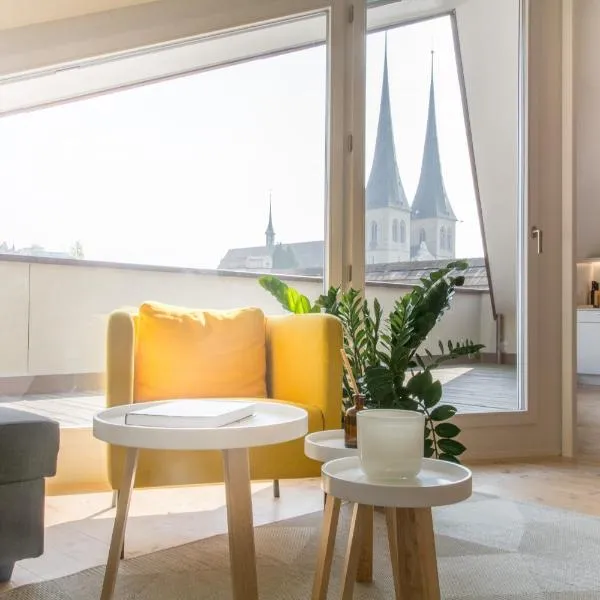 Top City Center Apartments location next to Lion Monument, hotel v destinaci Luzern