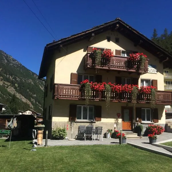 Apartment Enzian, hotel in Saas-Grund