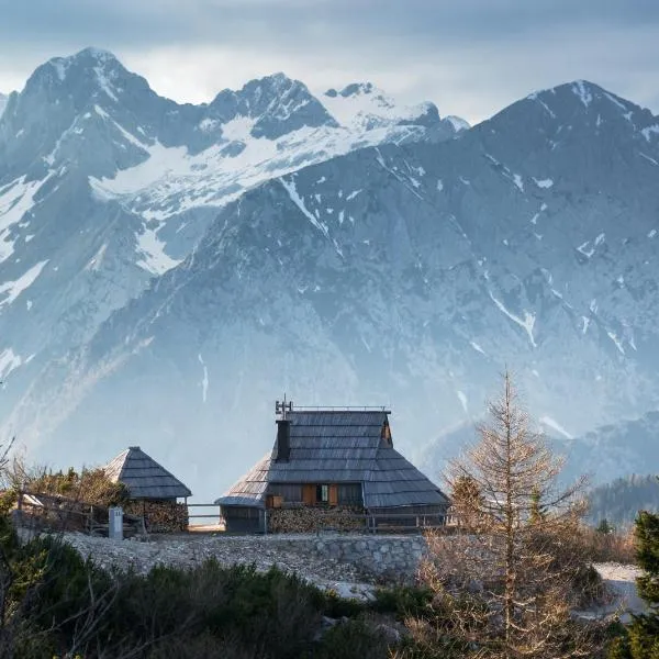 Koča Ojstrica - Velika planina, hotel di Stahovica