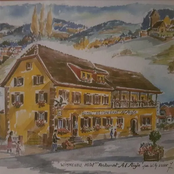 Restaurant A l'Aigle, hotel v destinaci Wimmenau