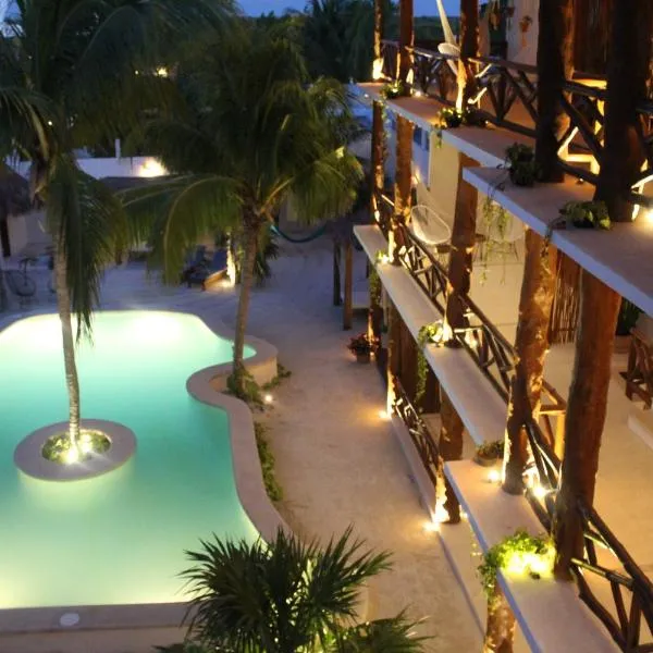 Tierra Mia Boutique Hotel、ホルボックス島のホテル