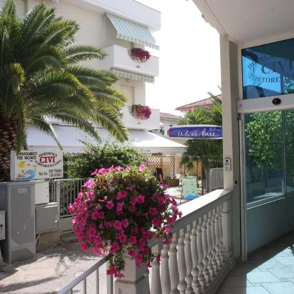 Hotel Residence HR CIVI, hotel Tortoreto Lidóban