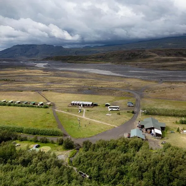 Volcano Huts Þórsmörk: Thorsmork şehrinde bir otel