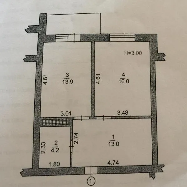 Apartment on Parusna、チョロノモスクのホテル