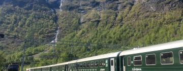 Hotelek a Flåm-vasút közelében