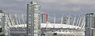 BC Place -stadion – hotellit lähistöllä