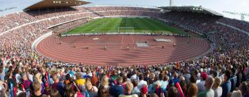 Helsinki Olympic Stadium: viešbučiai netoliese