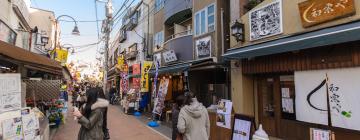 Yanaka Ginza gatvė: viešbučiai netoliese