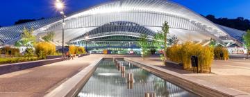 Liege Guillemins geležinkelio stotis: viešbučiai netoliese