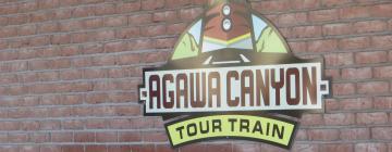 Stanica turistického vlaku Agawa Canyon – hotely v okolí