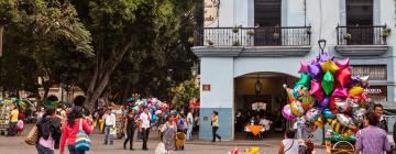 Centrum mesta Oaxaca de Juarez – hotely v okolí