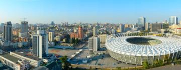 Hoteller i nærheden af Olympiske Stadion i Kijev