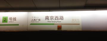 Stanica metra West Nanjing Road – hotely v okolí