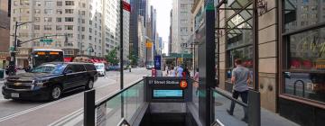 Viesnīcas tuvumā vietai metro stacija 57th Street - Midtown