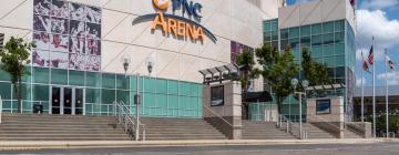 PNC 體育館（PNC Arena）附近的飯店