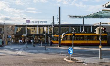 Hotelek a heilbronni főpályaudvar közelében