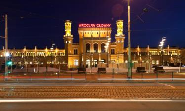 Wrocławin päärautatieasema – hotellit lähistöllä