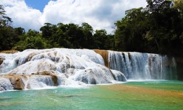 Vodopády Agua Azul – hotely v okolí