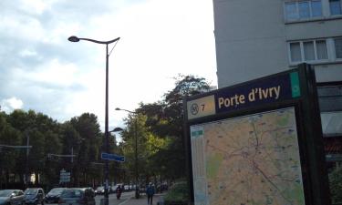 Hotels near Porte d'Ivry Metro Station