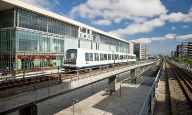 Viesnīcas tuvumā vietai metro stacija Orestad