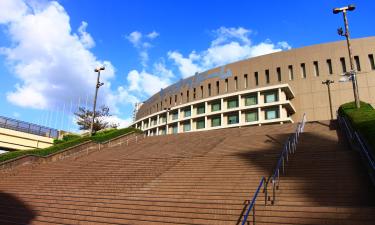 Hotelek a Fukuoka Yafuoku! Dome baseball stadion közelében