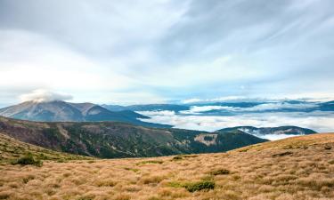 Vrch Hoverla – hotely v okolí