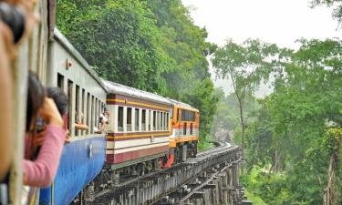 瀑布火車站（Kanchanaburi Railway Station）附近的飯店