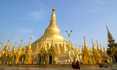 Shwedagon-pagodi – hotellit lähistöllä