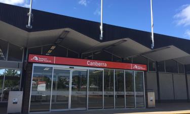 Canberra Railway Station: viešbučiai netoliese