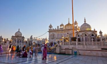 Hazur Sahib – hotely v okolí