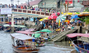 Amphawa plovoucí trh – hotely poblíž