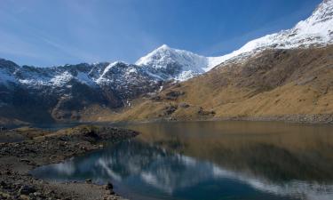 Hotelek a Snowdon hegy közelében