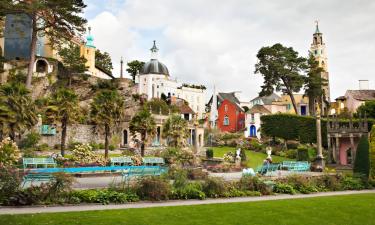 Hotellid huviväärsuse Portmeirion lähedal