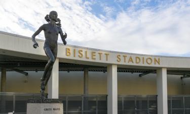 Stadion Bislett – hotely poblíž