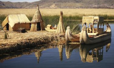 Viesnīcas netālu no apskates objekta Titicaca Lake