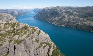 Hotele w pobliżu miejsca Fiord Lysefjorden