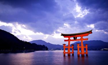 厳島神社周辺のホテル