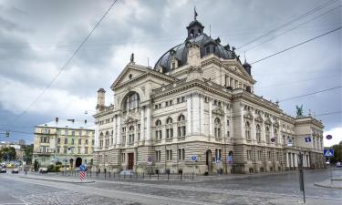 Lvovo nacionalinis akademinis operos ir baleto teatras: viešbučiai netoliese