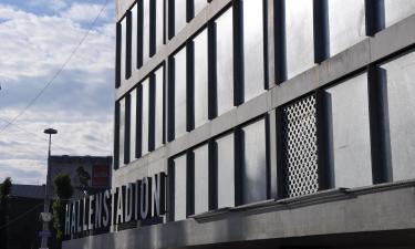 Hotellid huviväärsuse Sisehall Hallenstadion lähedal