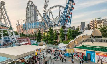 Hotelek a Tokyo Dome City Attractions vidámpark közelében