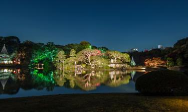 Rikugien Garden – hotely v okolí